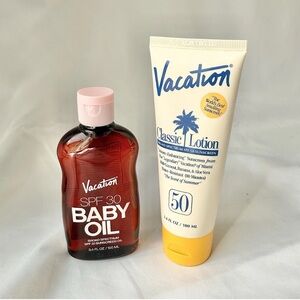 Vacation Classic Lotion 3.4fl oz and SPF30 Baby Oil 3.4fl oz Set